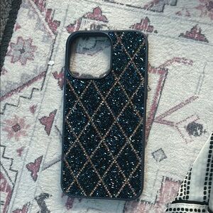 Glitter Diamond Pattern Phone Case - size 14 PRO